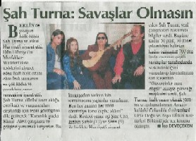 Savaslar olmasin! Sahturna Siar Basin